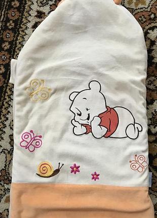 Disney винни пух конверт одеяло 0-3 мес