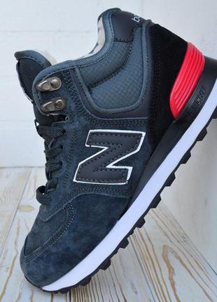 Женские высокие кроссовки с мехом new balance 5744 фото