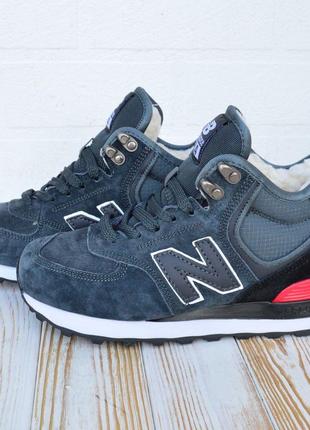 Женские высокие кроссовки с мехом new balance 5743 фото