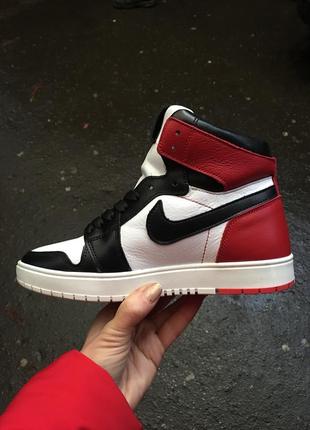 Кросівки nike jordan winter white black red 5