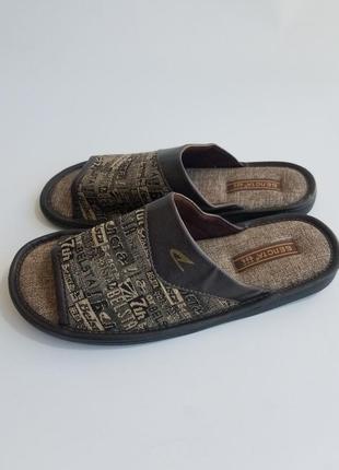 Тапки мужские домашние открытый носок belsta