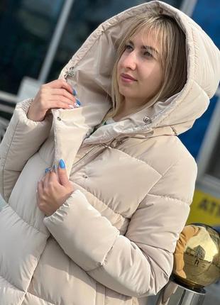 Стильна жіноча зимова куртка, пуховик3 фото