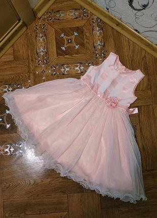 Гарна сукня  персикового кольору american princess1 фото