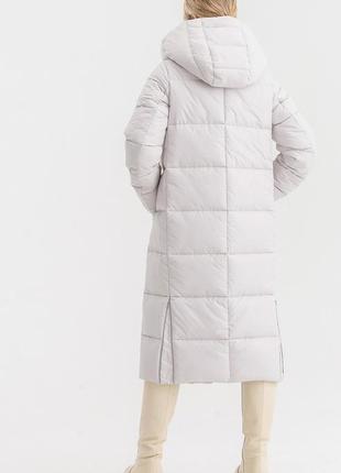 Жіноче зимове стьобане пальто, пуховик2 фото