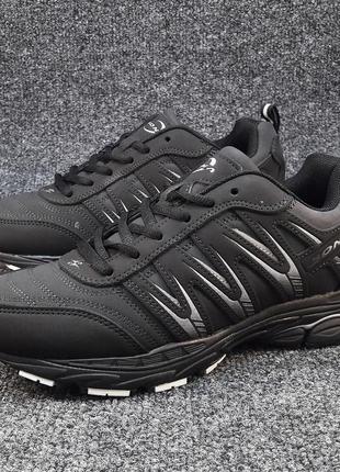 Кроссовки bona  черные унисекс 752d-2 (бона)(р.36)