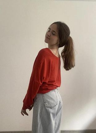 Кардиган морквяного кольору