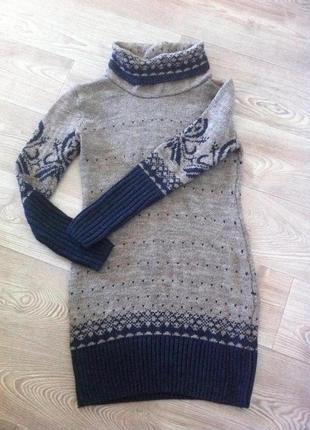 Платье вязаное, р.s2 фото