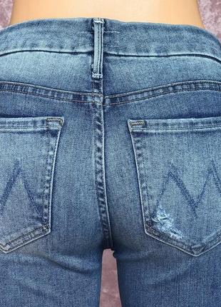 New люксовые тянущиеся джинсы рваные колени mother оригинал сша4 фото