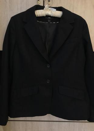 Пиджак h&m жакет блейзер 12р. коттоновый пиджак 422 фото