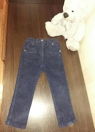 Вельветовые джинсы р.92-98