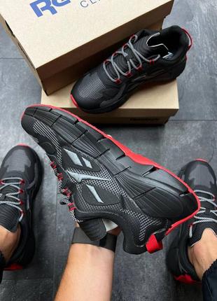 Чоловічі кросівки reebok zig kinetica ii concept 1 black red5 фото