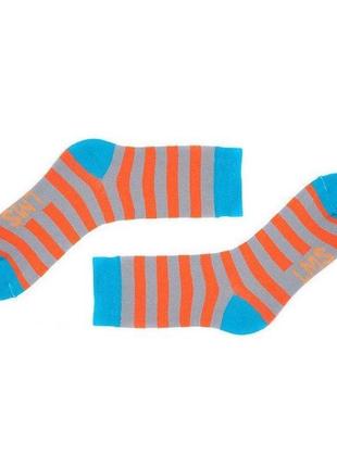 Носки в серо-оранжевую полоску lovemysocks lms