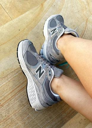 Жіночі кросівки  nb new balance 2002r grey женские кроссовки нью беланс