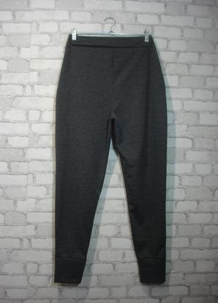 Классные спортивные брюки  с манжетами высокая посадка + карманы   uk3 фото