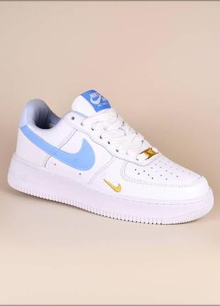 Женские кроссовки nike air force 1 wblue8 фото