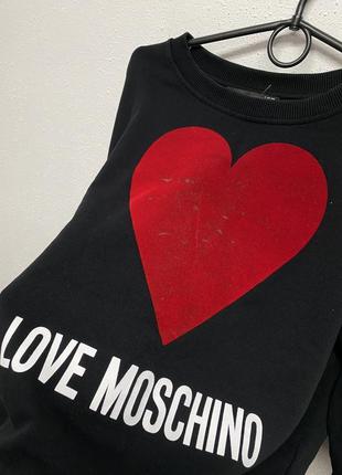 Жіночий світшот love moschino кофта худі легінси лосини тайтсы3 фото