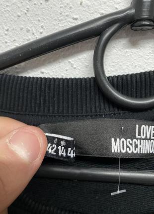 Жіночий світшот love moschino кофта худі легінси лосини тайтсы7 фото