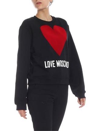 Жіночий світшот love moschino кофта худі легінси лосини тайтсы10 фото