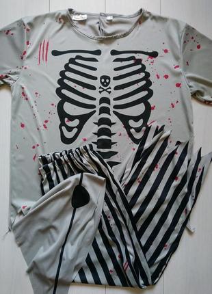 Карнавальний костюм скелет на хеллоуін halloween