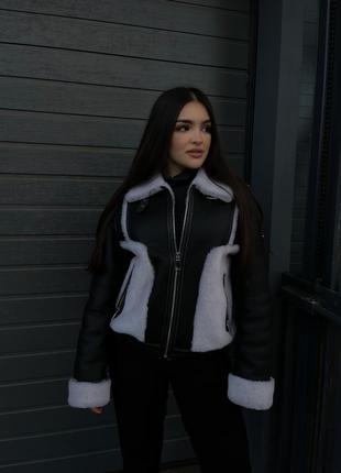 Нереально стильна дублянка на зиму