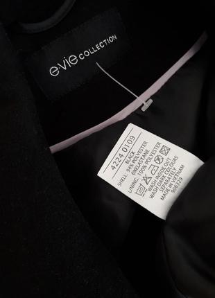 Элегантный,стильный,приталенный бархатный черный пиджак e-vie4 фото