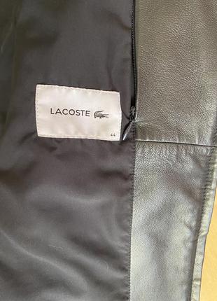 Кожаная куртка lacoste8 фото