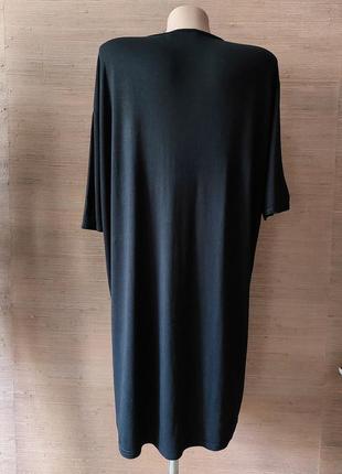 💚🌻💜 красива чорна сукня футболка з вишивкою6 фото