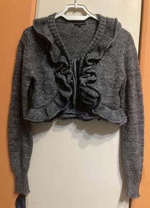 Шерстяна тепла кофта болеро 12-13 років