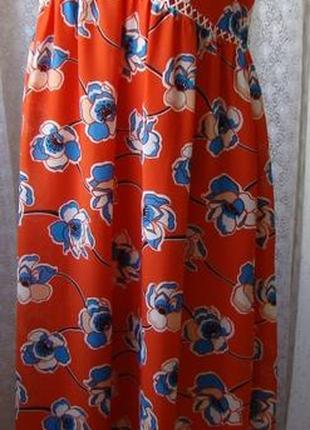 Платье женское летнее яркое элегантное макси бренд dorothy perkins р.50 №6470