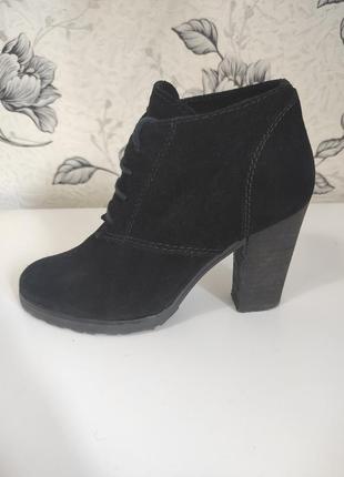 Ботинки ботильоны замшевые mango