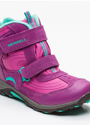 Новые. оригинал. ботинки на мембране merrell, usa 33, 37 зима сапоги полусапожки
