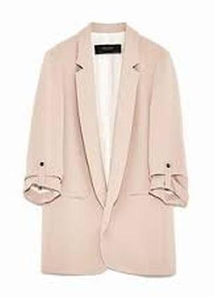 Льняной пиджак zara