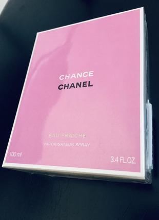 Chance fraiche оригинал 100ml chanel шанель шанс фреш женские духи стойкие