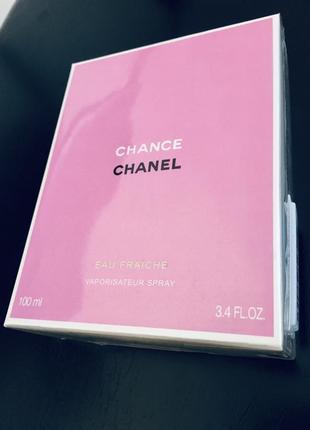 Chance fraiche 100ml chanel шанель шанс фреш женские духи стойкие1 фото