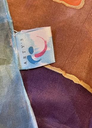 Arty’s silk handmade батік 100% шовк ручна робота платок3 фото
