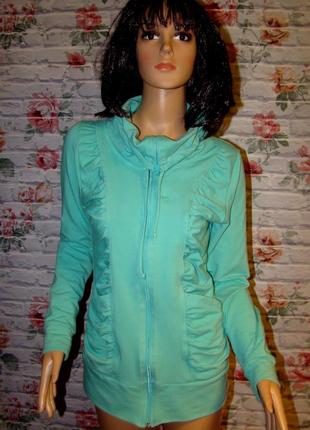 Кофта в спортивному стилі (олімпійка) на блискавці 24 colours (р.36)
