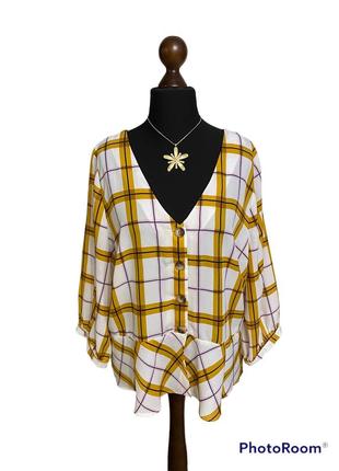 Блуза в клітинку “ george штани “