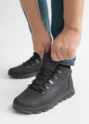 Теплі черевики спортивні,кросівки чорні зимові чоловічі (зима 2022-2023) для чоловіків,зручні,комфортні,стильні