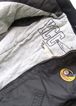 Теплая демисезонная тепла демісезонна куртка бомбер с капюшоном ycc2 фото