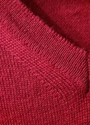 100% меріносова вовна  брендовий стильний светр  полувер р. l від  jasper conran debenhams  елітна італійська  пряжа унісекс7 фото