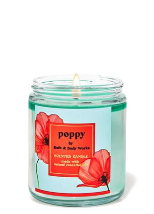 Ароматична свічка bath and body works - poppy