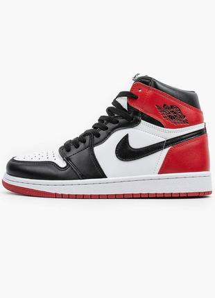 Кросівки nike air jordan 1 retro white black red