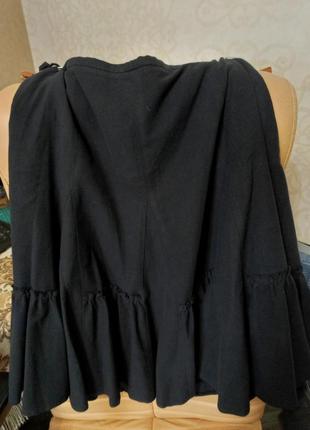 Новая юбка из бархата-велюра под замшу. шикарная выходная праздничная.. размер 48-50-522 фото