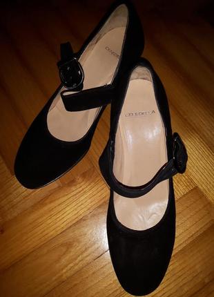 Cenеdella, люксовые замшевые итальянские туфли для миниатюрной ножки! р.-341 фото