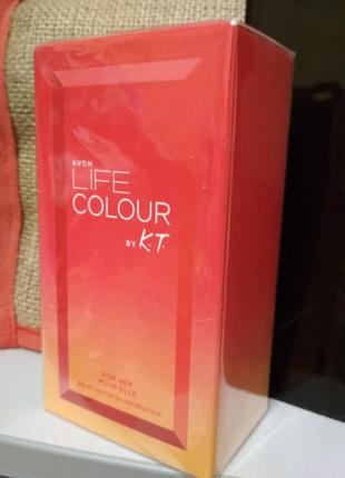 Парфумована вода life color k.t. avon, 50 мл, нова2 фото