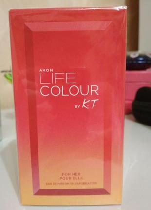 Парфумована вода life color k.t. avon, 50 мл, нова6 фото