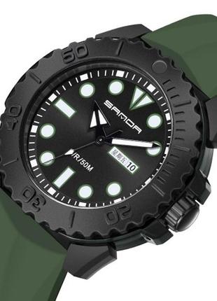 Sanda 3118 black-military wristband