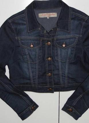 Джинсовый синий пиджак - steps everyday jeans eu.44 - сток!!!