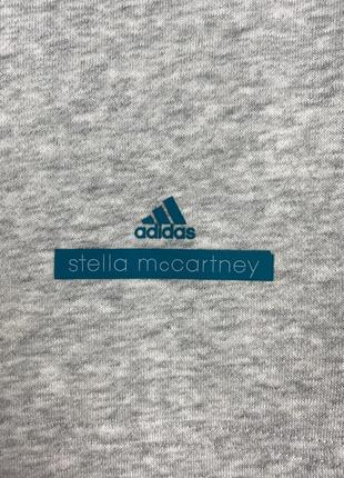 Джемпер кофта футболка спортивная теплая на флисе серая adidas женская6 фото