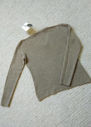 100% натуральный кашемир, базовый кашемировый свитер джемпер пуловер кофта new marikan италия размер м5 фото
